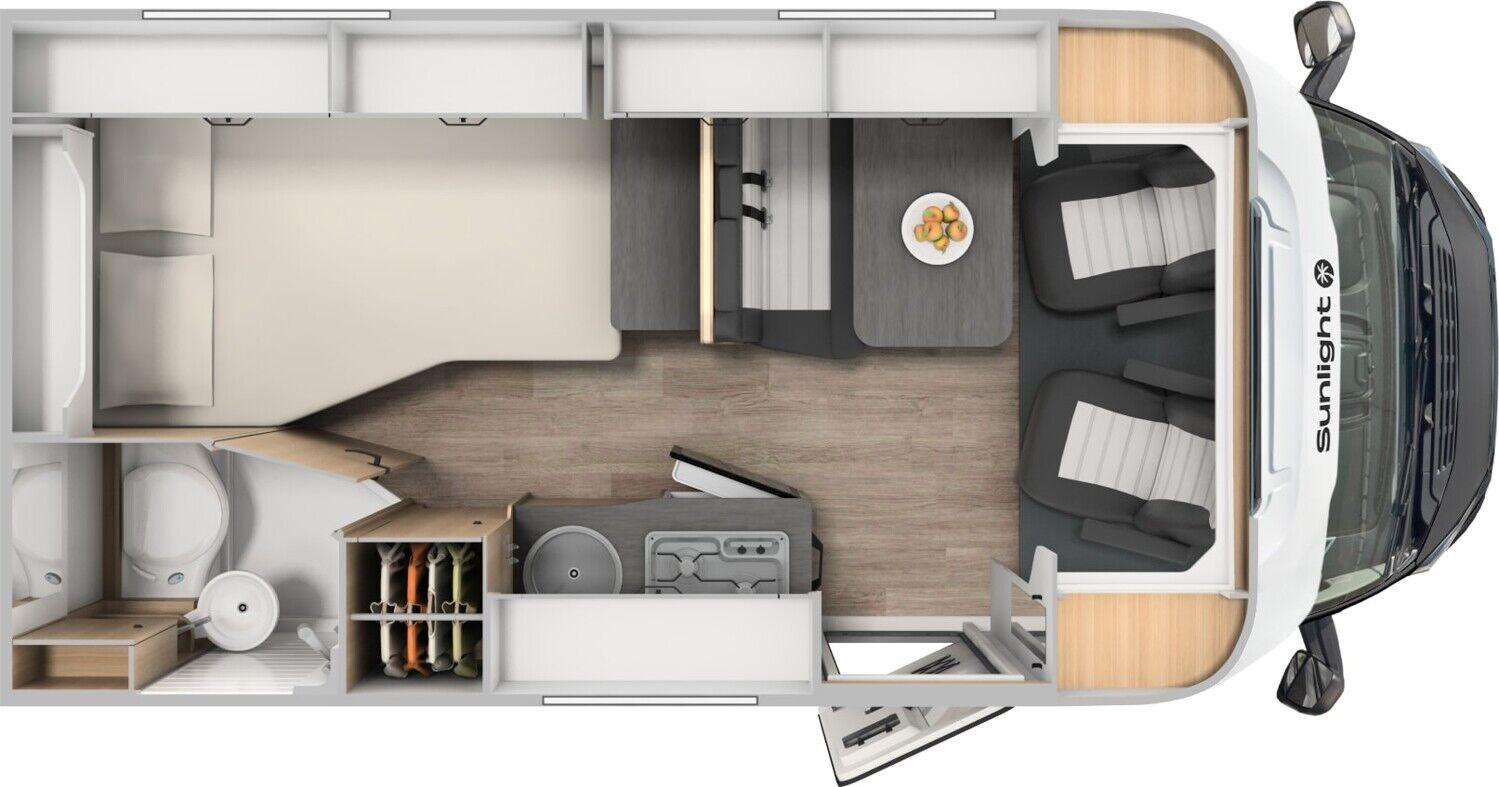 Avance ligero de caravana EVORA 260 PRO CLIMATE transpirable - Dasicaravan